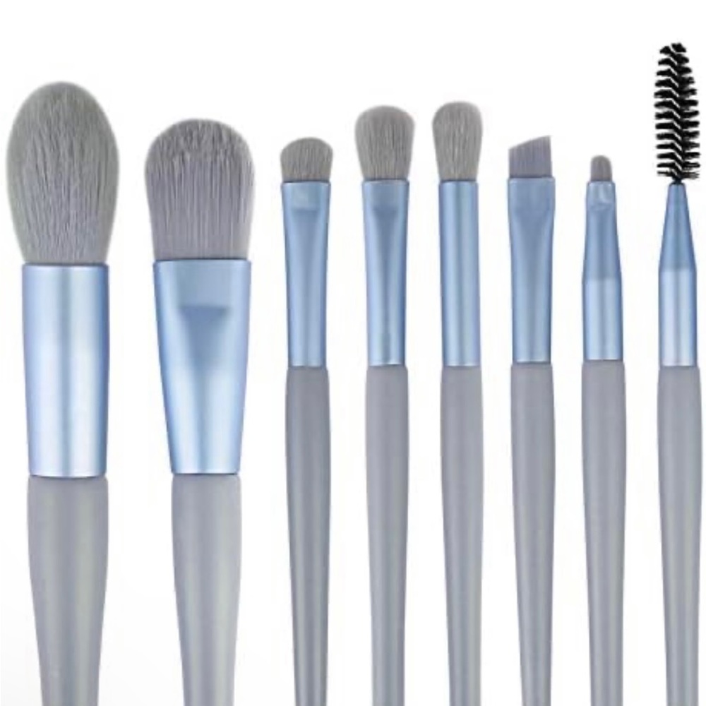 8 Piece Makeup Brush Set